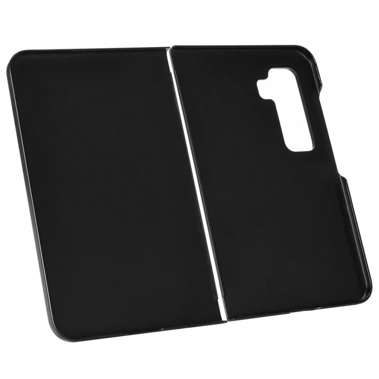 For Microsoft Surface Duo 2 Cubic Grid Texture Leather Back Cover Phone Case