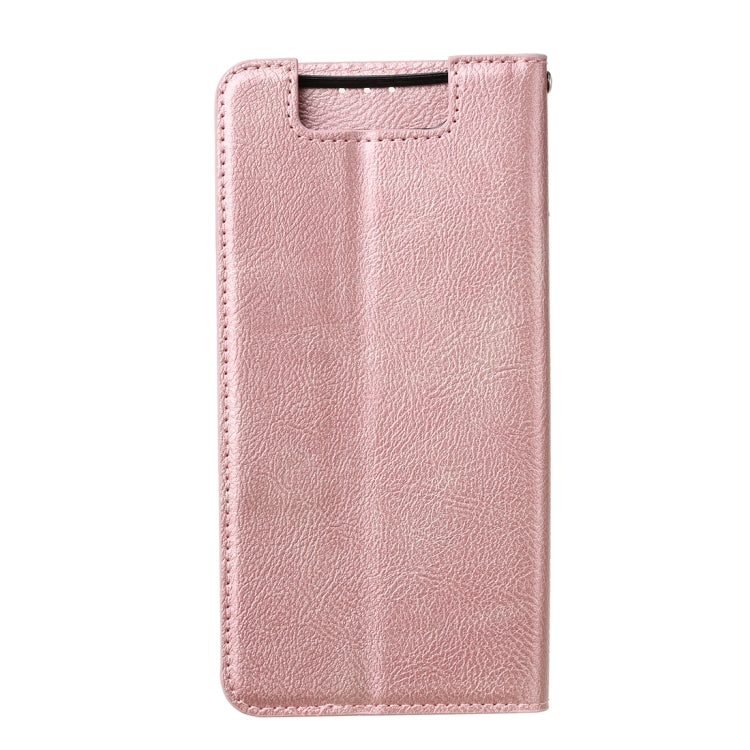 For Samsung Galaxy A80 / A90 Magnetic Horizontal Flip Leather Case with Holder & Card Slots & Wallet