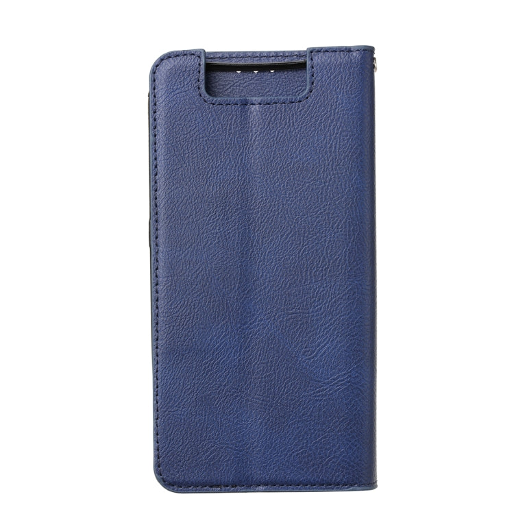 For Samsung Galaxy A80 / A90 Magnetic Horizontal Flip Leather Case with Holder & Card Slots & Wallet