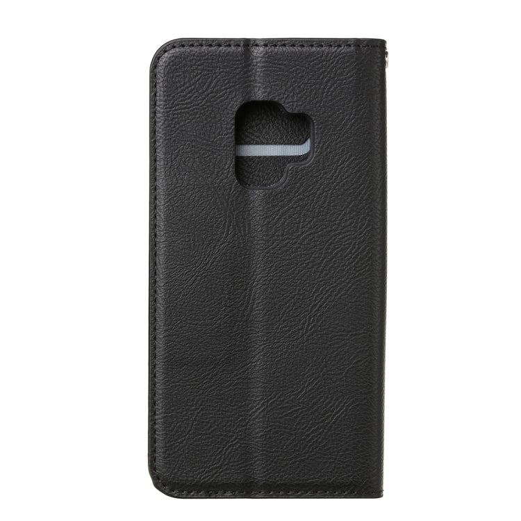 For Samsung Galaxy S9 Magnetic Horizontal Flip Leather Case with Holder & Card Slots & Wallet
