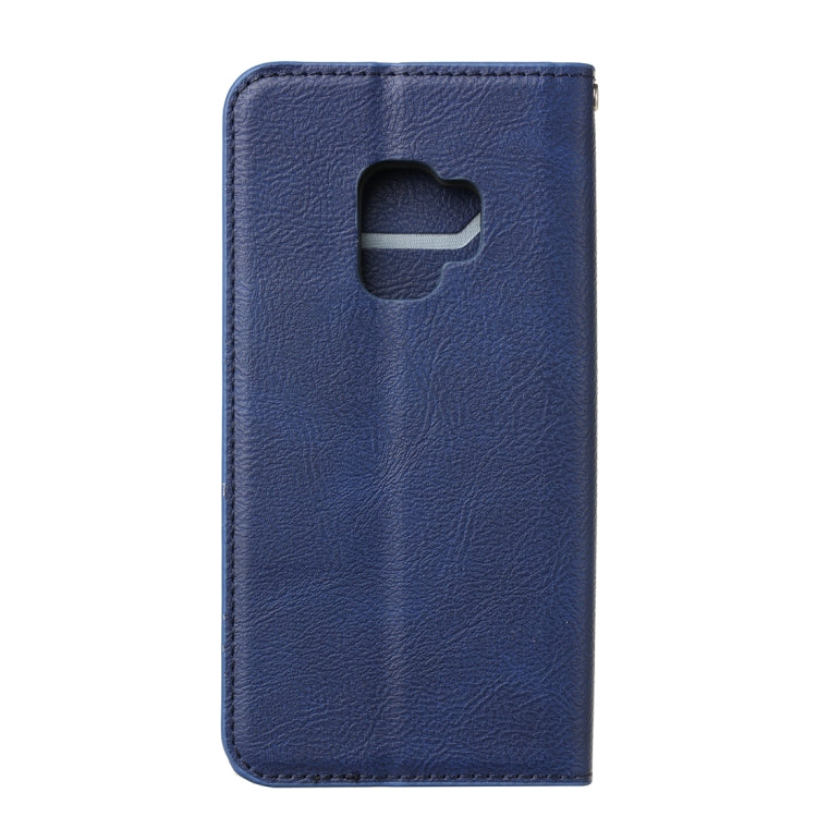 For Samsung Galaxy S9 Magnetic Horizontal Flip Leather Case with Holder & Card Slots & Wallet