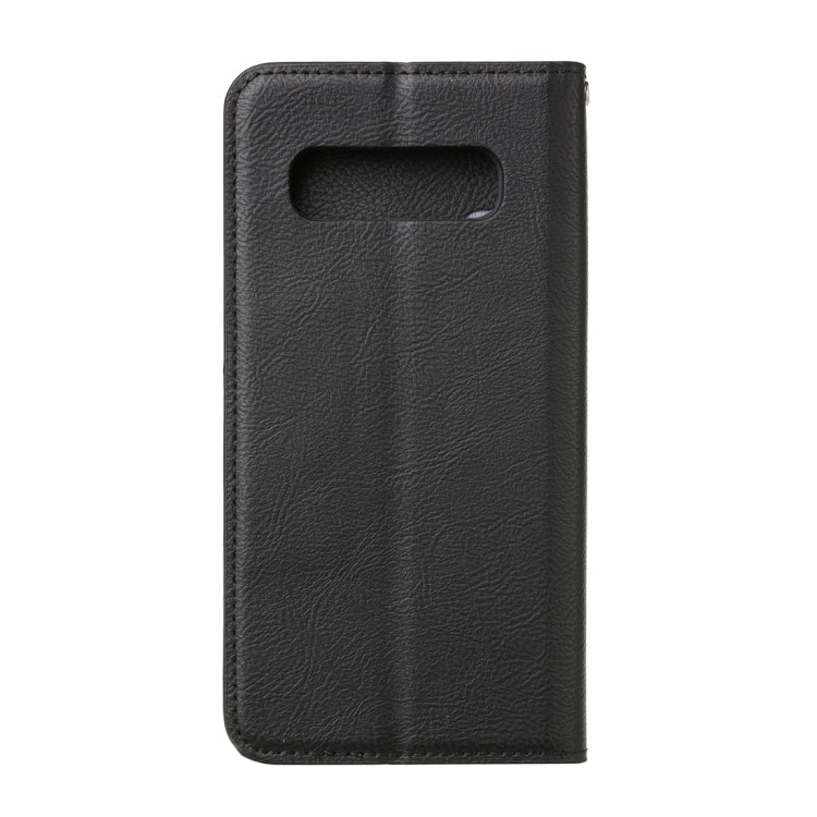 For Samsung Galaxy S10+ Magnetic Horizontal Flip Leather Case with Holder & Card Slots & Wallet