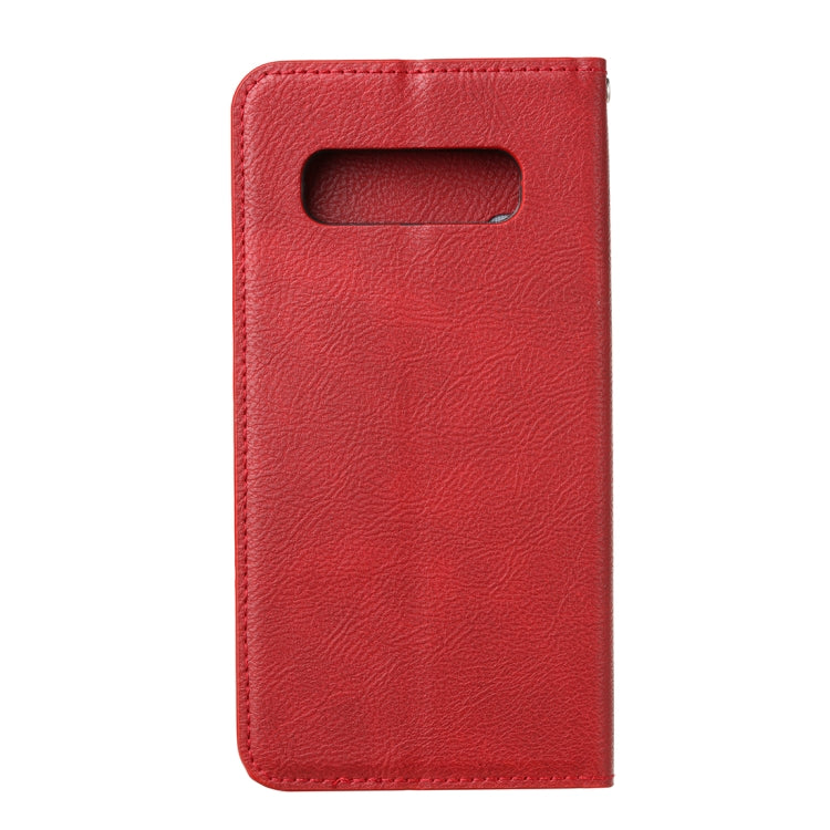 For Samsung Galaxy S10+ Magnetic Horizontal Flip Leather Case with Holder & Card Slots & Wallet