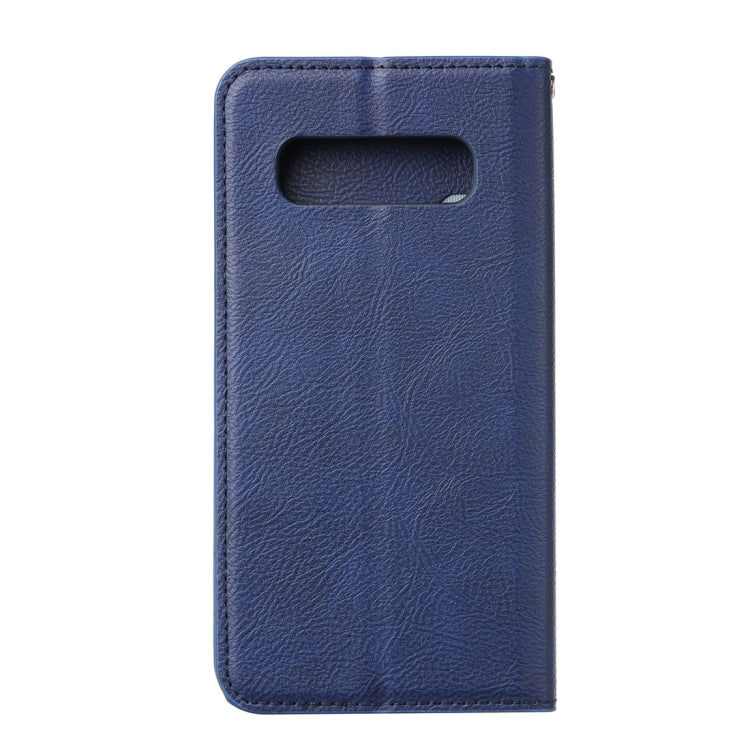 For Samsung Galaxy S10+ Magnetic Horizontal Flip Leather Case with Holder & Card Slots & Wallet