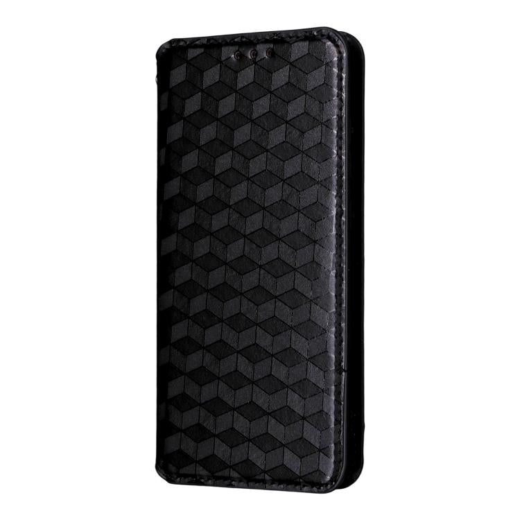 For Fossibot S3 Pro Cubic Grid Texture Flip Leather Phone Case