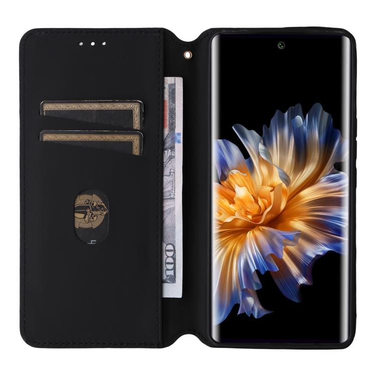 For Fossibot S3 Pro Cubic Grid Texture Flip Leather Phone Case