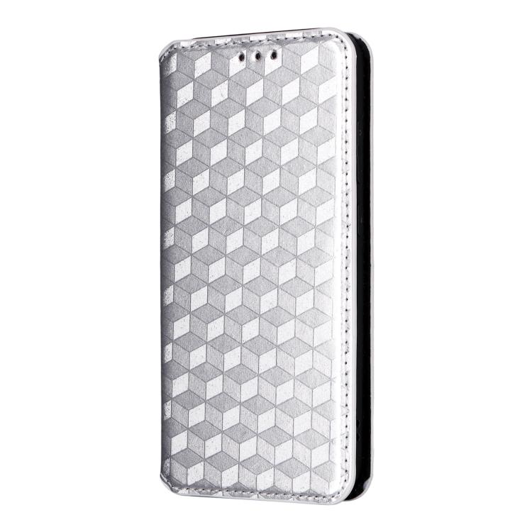 For Fossibot S3 Pro Cubic Grid Texture Flip Leather Phone Case