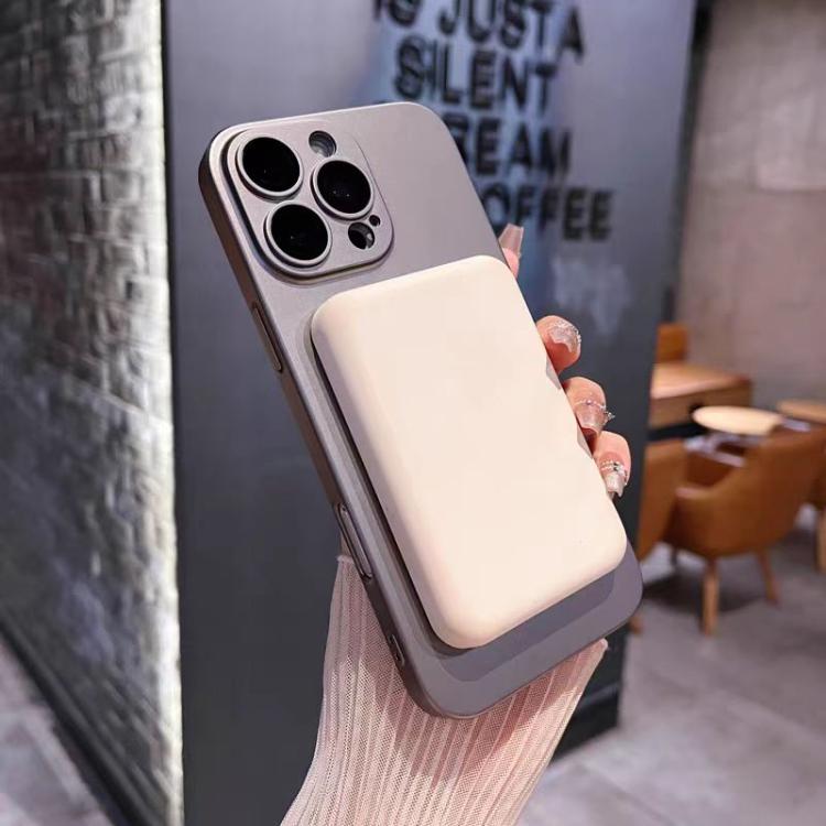 For iPhone 16 Pro Max Matte Frosted Fine Circle MagSafe Lens Protection Phone Case