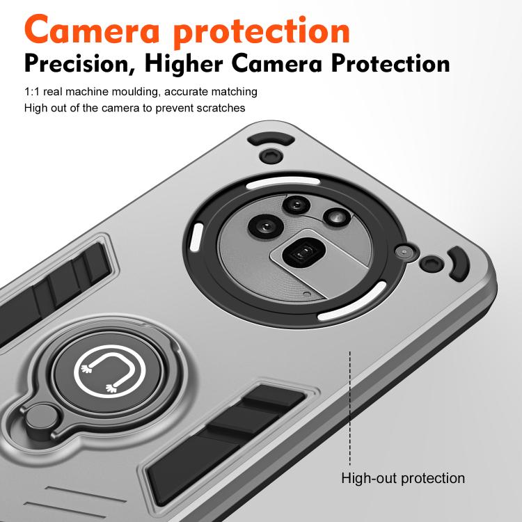 For Nothing Phone 3a Pro Ring Holder Phone Case