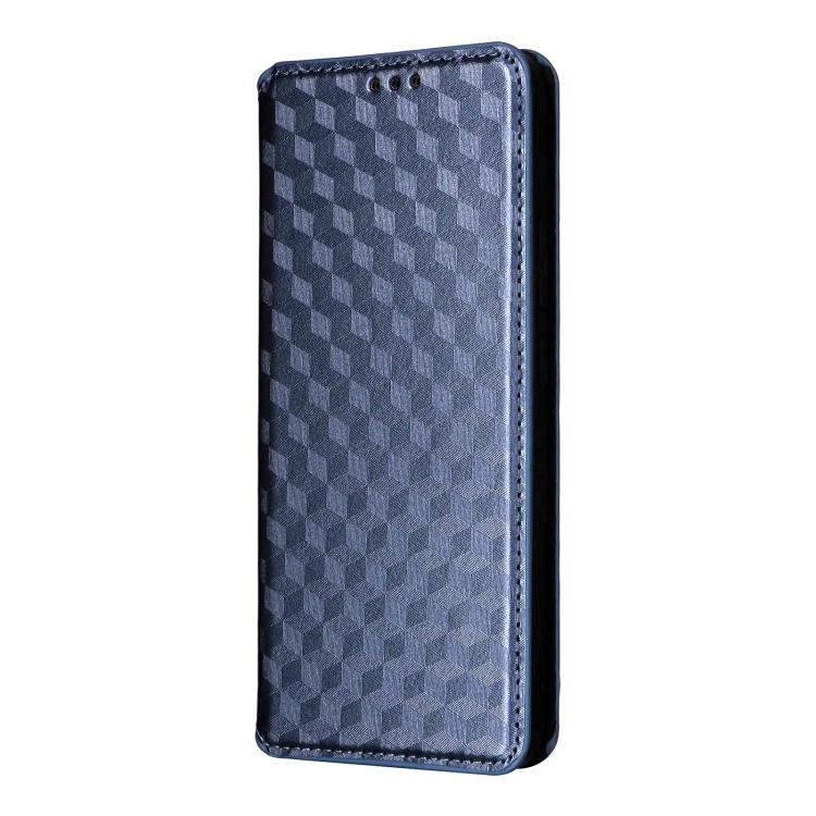 For OPPO F29 5G Global Cubic Grid Texture Flip Leather Phone Case