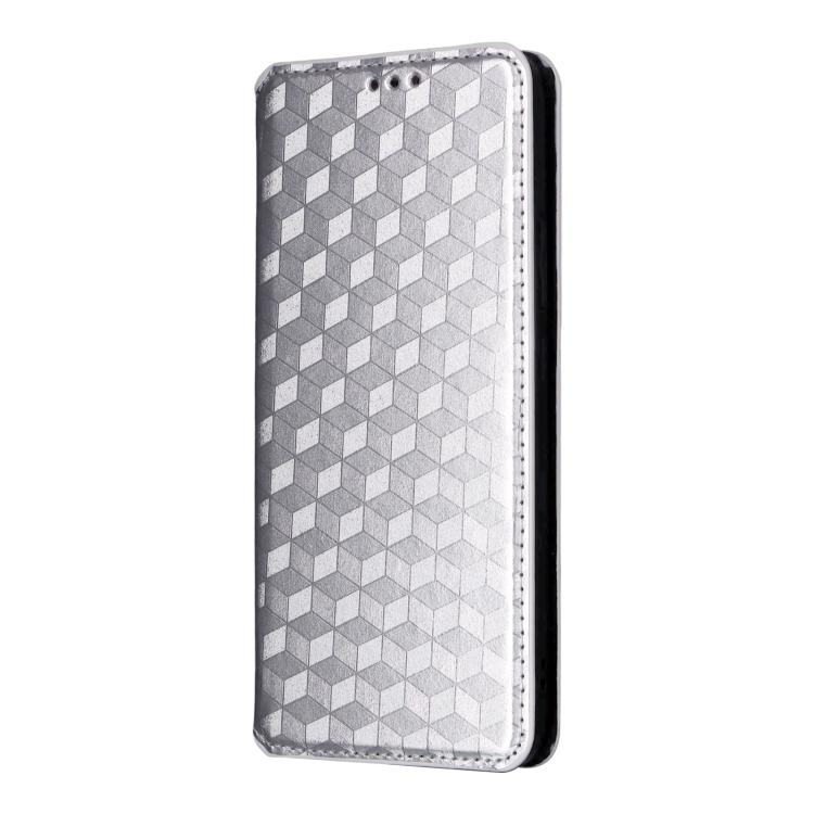 For OPPO F29 5G Global Cubic Grid Texture Flip Leather Phone Case