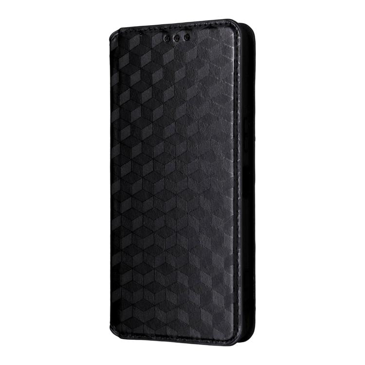 For OPPO Find X8 Ultra 5G Cubic Grid Texture Flip Leather Phone Case