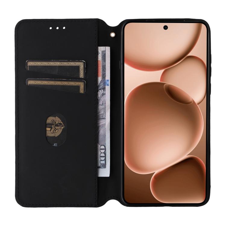 For OPPO Find X8 Ultra 5G Cubic Grid Texture Flip Leather Phone Case