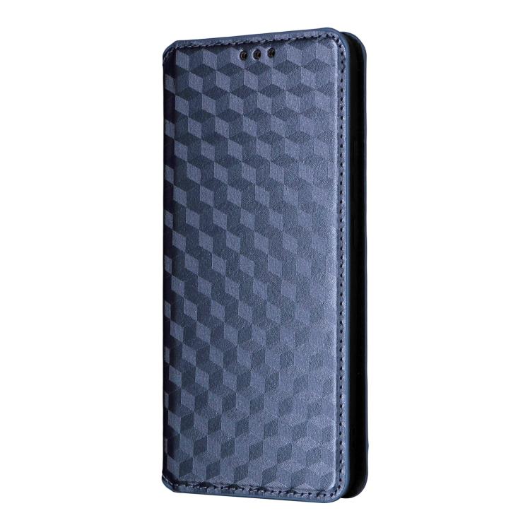 For OPPO F29 Pro 5G Global Cubic Grid Texture Flip Leather Phone Case
