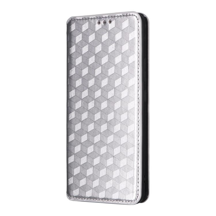 For OPPO F29 Pro 5G Global Cubic Grid Texture Flip Leather Phone Case