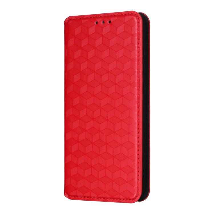For OPPO Find X8s 5G Cubic Grid Texture Flip Leather Phone Case