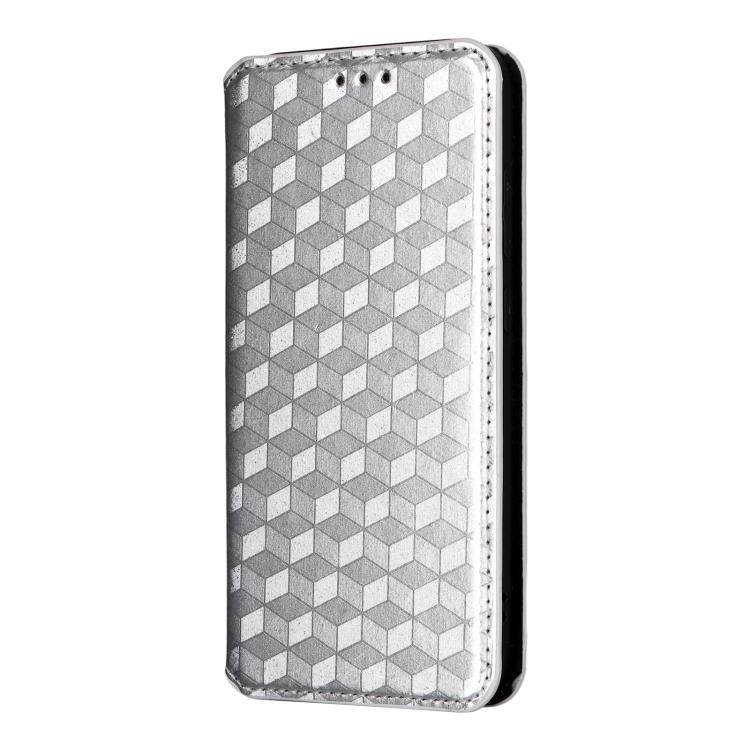 For OPPO Find X8s 5G Cubic Grid Texture Flip Leather Phone Case