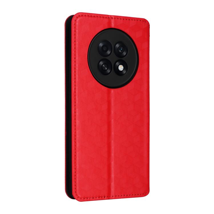 For OPPO A6 Max 5G / F31 Pro+ Cubic Grid Texture Flip Leather Phone Case