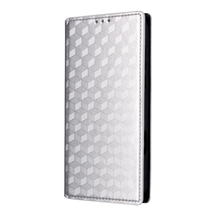 For OPPO Find X9 Pro Cubic Grid Texture Flip Leather Phone Case
