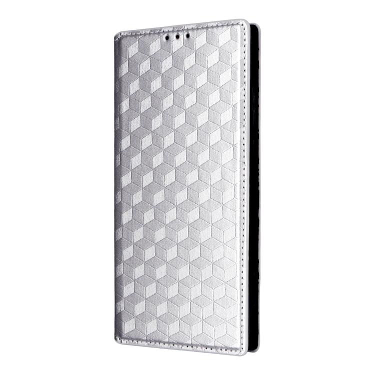 For OPPO Find X9 Ultra 5G Cubic Grid Texture Flip Leather Phone Case