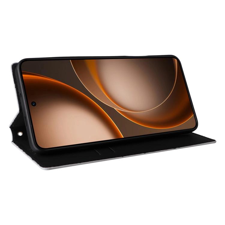 For OPPO Find X9 Ultra 5G Cubic Grid Texture Flip Leather Phone Case