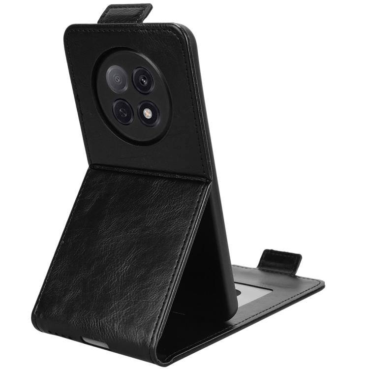For OPPO F29 Pro 5G Magnetic Vertical Flip Leather Phone Case with Buckle