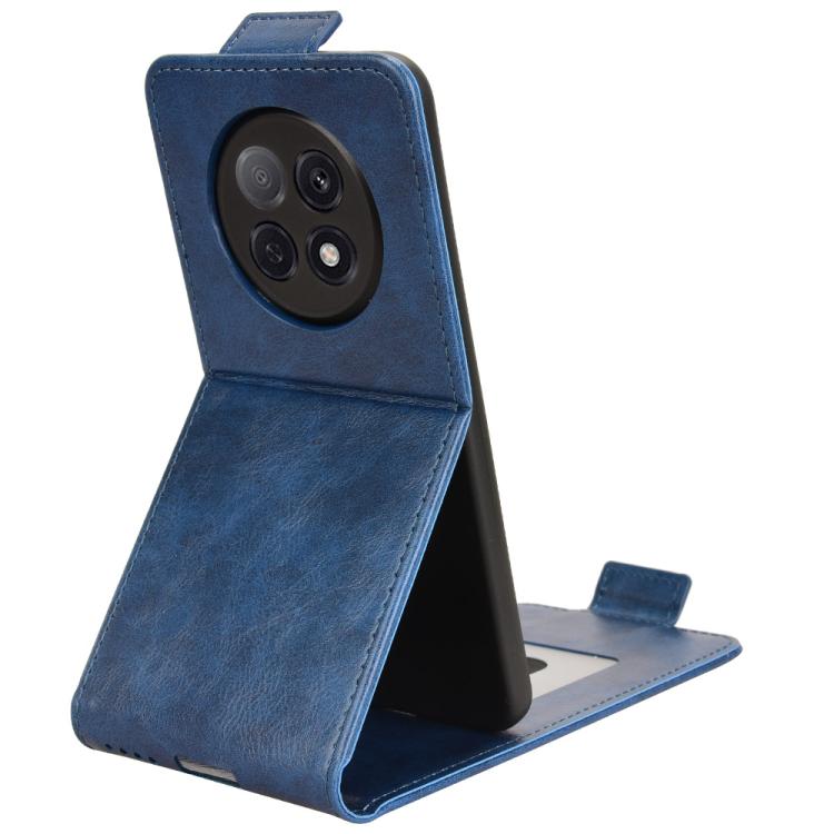 For OPPO F29 Pro 5G Magnetic Vertical Flip Leather Phone Case with Buckle