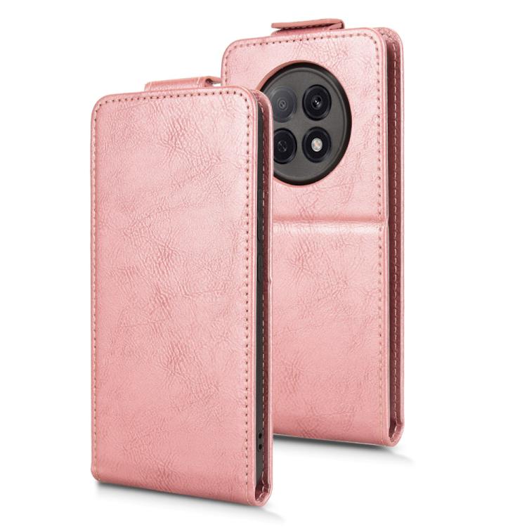 For OPPO F29 Pro 5G Magnetic Vertical Flip Leather Phone Case with Buckle