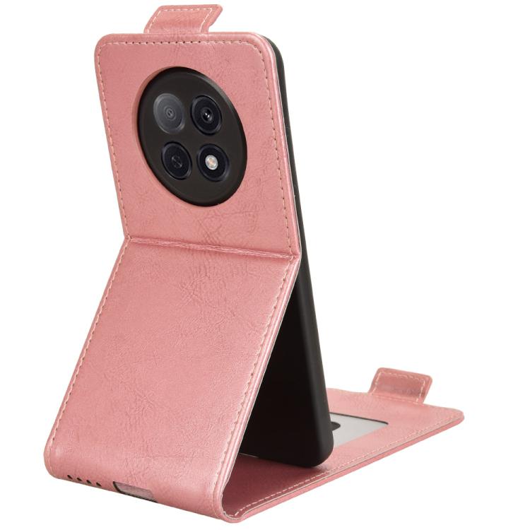 For OPPO F29 Pro 5G Magnetic Vertical Flip Leather Phone Case with Buckle