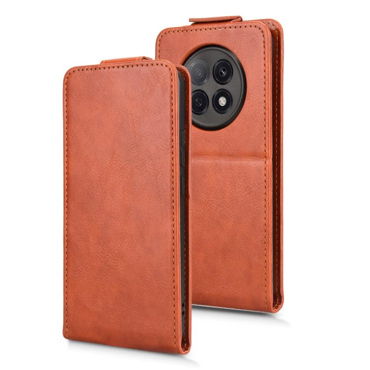 For OPPO F29 Pro 5G Magnetic Vertical Flip Leather Phone Case with Buckle