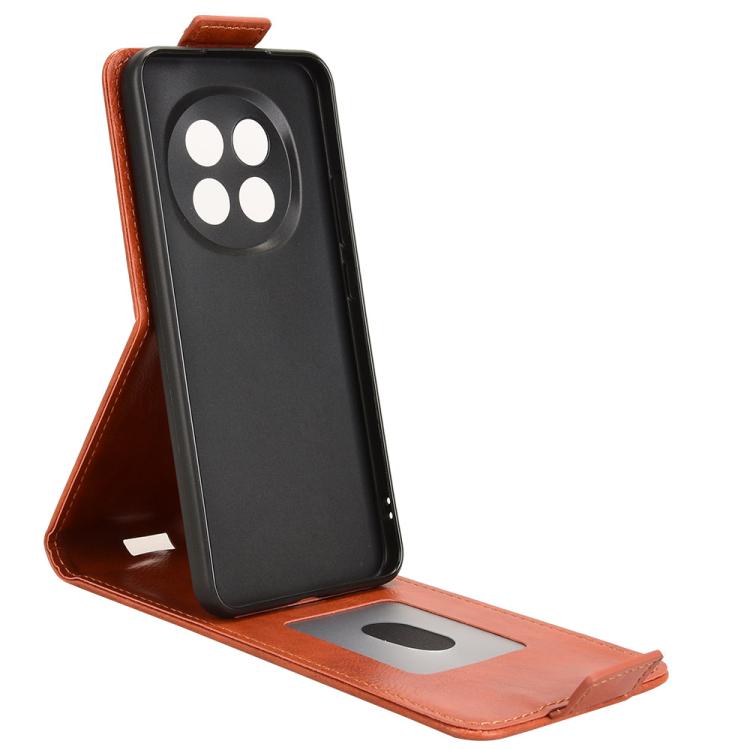 For OPPO F29 Pro 5G Magnetic Vertical Flip Leather Phone Case with Buckle