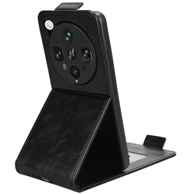 For OPPO Find X8 Ultra 5G Magnetic Vertical Flip Leather Phone Case with Buckle