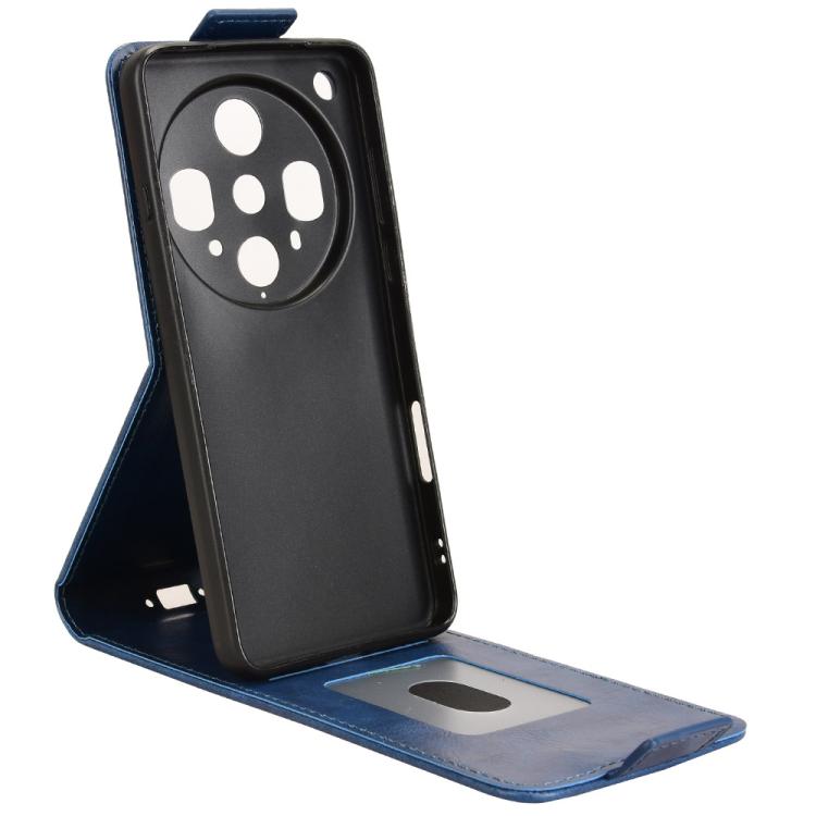 For OPPO Find X8 Ultra 5G Magnetic Vertical Flip Leather Phone Case with Buckle