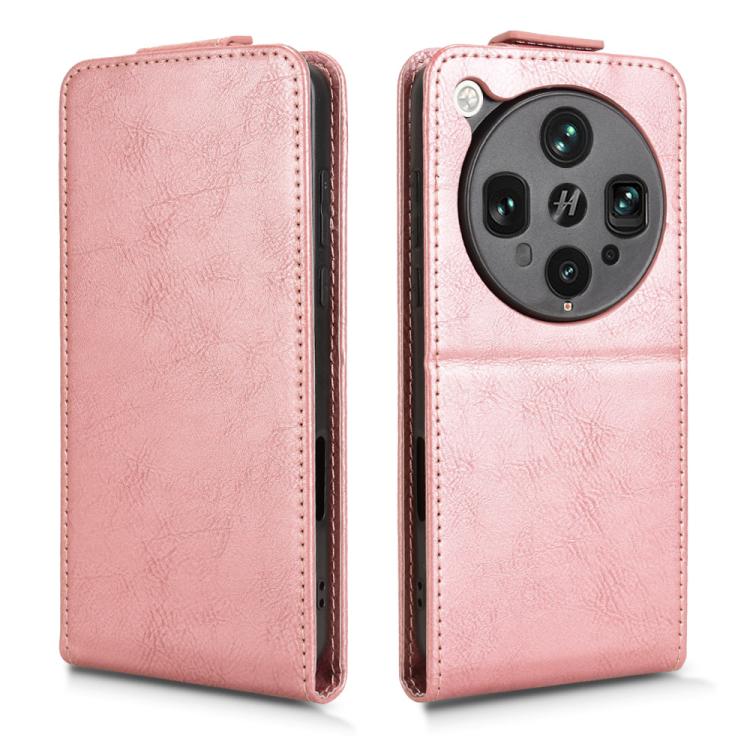 For OPPO Find X8 Ultra 5G Magnetic Vertical Flip Leather Phone Case with Buckle