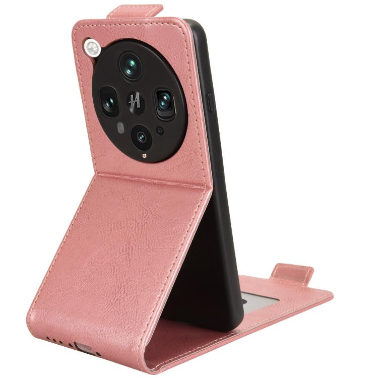For OPPO Find X8 Ultra 5G Magnetic Vertical Flip Leather Phone Case with Buckle