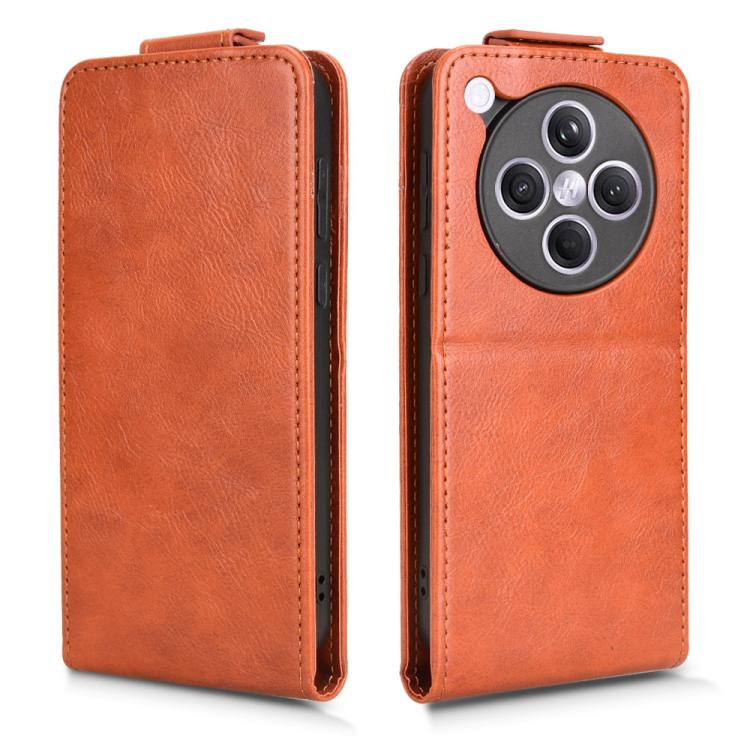 For OPPO Find X8s+ 5G Magnetic Vertical Flip Leather Phone Case with Buckle
