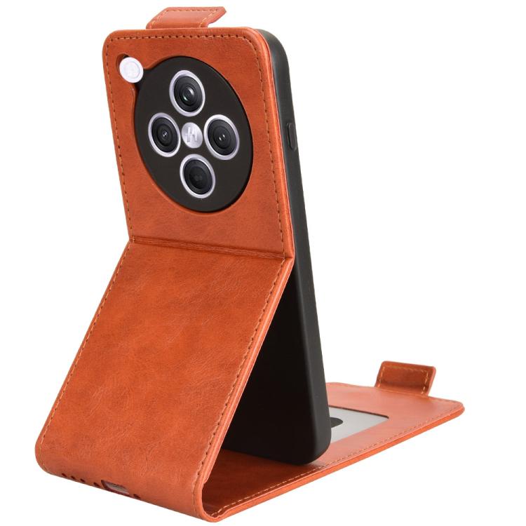For OPPO Find X8s+ 5G Magnetic Vertical Flip Leather Phone Case with Buckle