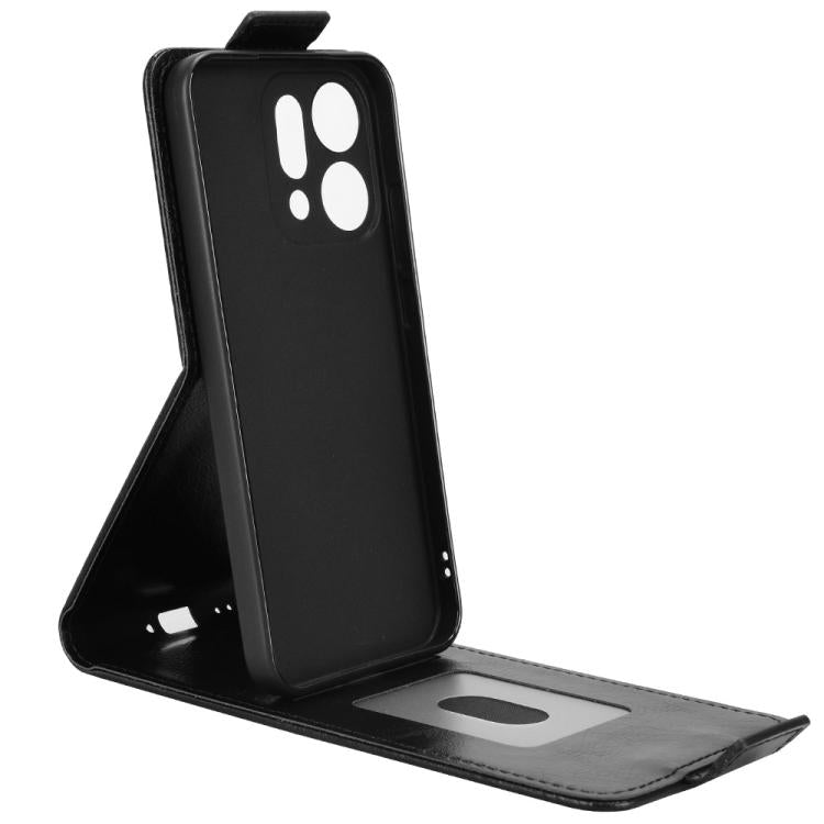 For OPPO Reno14 Global Magnetic Vertical Flip Leather Phone Case with Buckle