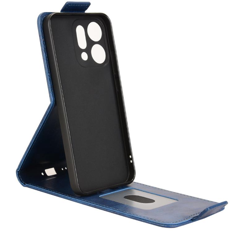 For OPPO Reno14 Global Magnetic Vertical Flip Leather Phone Case with Buckle