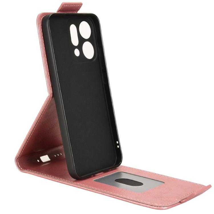 For OPPO Reno14 Global Magnetic Vertical Flip Leather Phone Case with Buckle