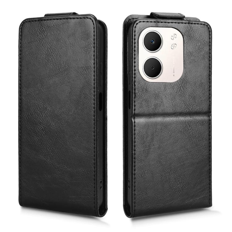 For OPPO A5x 5G / 4G Global Magnetic Vertical Flip Leather Phone Case with Buckle