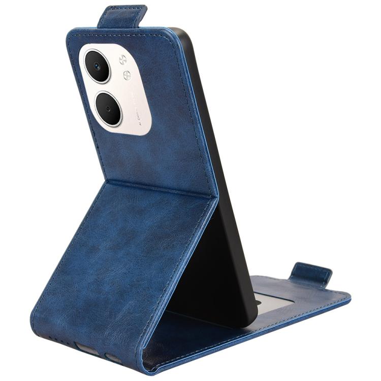 For OPPO A5x 5G / 4G Global Magnetic Vertical Flip Leather Phone Case with Buckle
