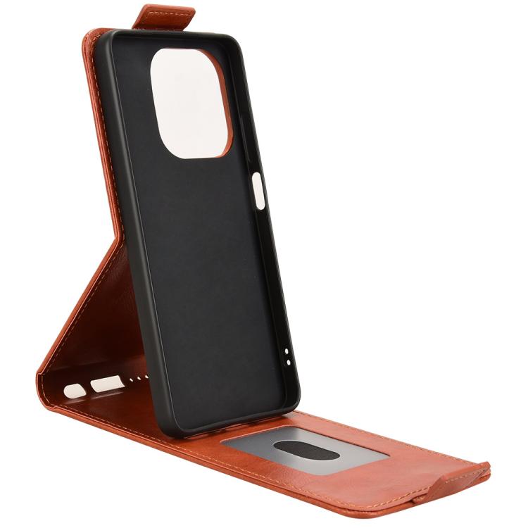 For OPPO A5x 5G / 4G Global Magnetic Vertical Flip Leather Phone Case with Buckle