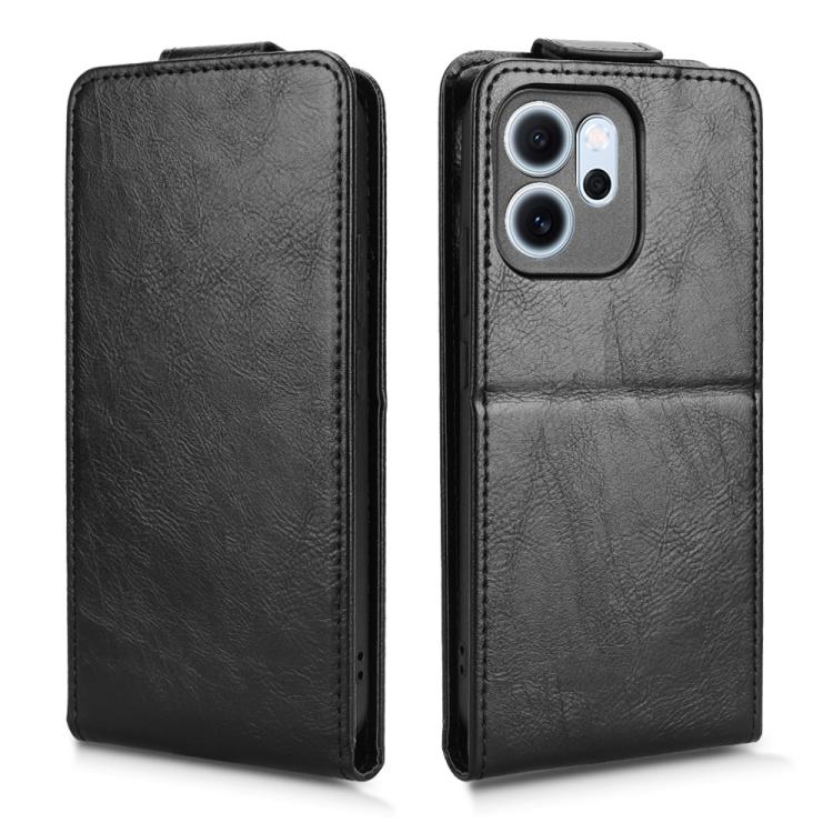 For OPPO Reno14 F 5G Magnetic Vertical Flip Leather Phone Case with Buckle