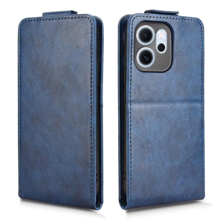For OPPO Reno14 F 5G Magnetic Vertical Flip Leather Phone Case with Buckle