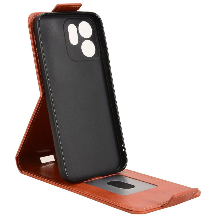 For OPPO Reno14 F 5G Magnetic Vertical Flip Leather Phone Case with Buckle