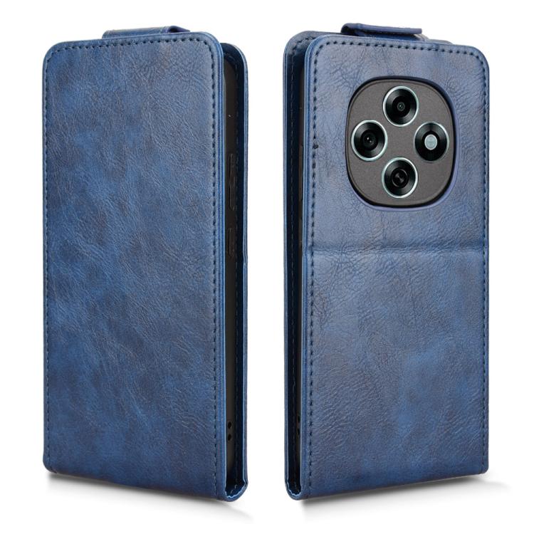 For OPPO F31 Pro 5G Magnetic Vertical Flip Leather Phone Case with Buckle