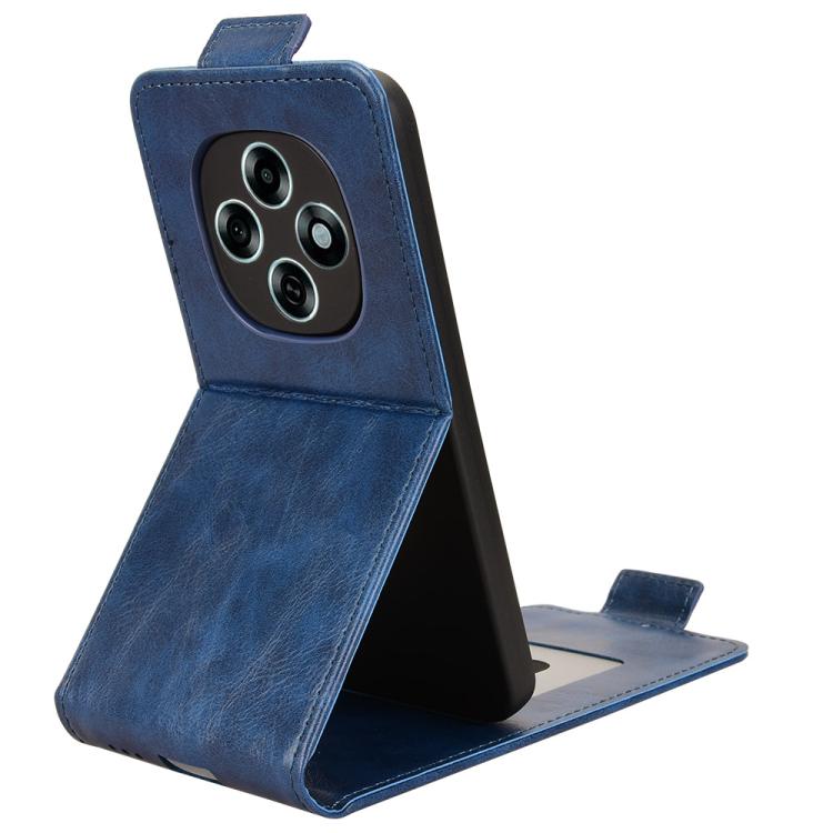 For OPPO F31 Pro 5G Magnetic Vertical Flip Leather Phone Case with Buckle
