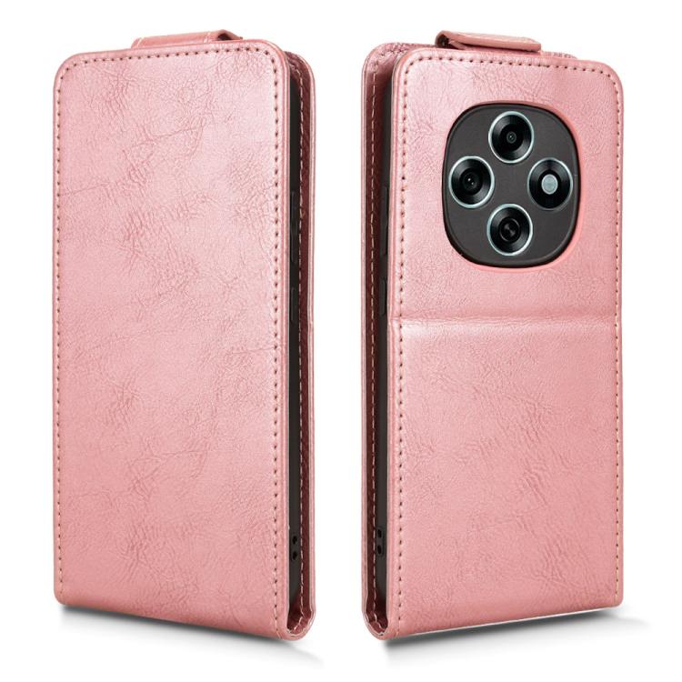 For OPPO F31 Pro 5G Magnetic Vertical Flip Leather Phone Case with Buckle
