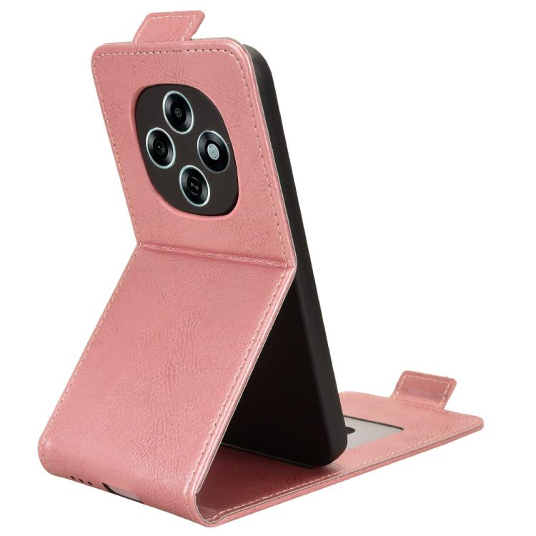 For OPPO F31 Pro 5G Magnetic Vertical Flip Leather Phone Case with Buckle